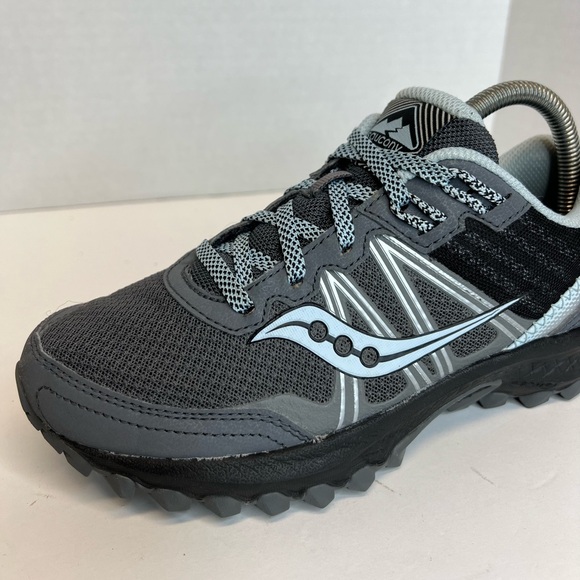 Saucony Excursion TR 14 Trail Running Shoes Sz 6.5 Wide Womens Gray S10585-27 - Picture 9 of 15